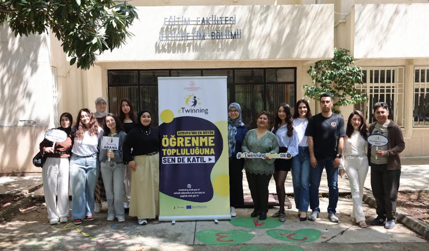 Çukurova Üniversitesi, eTwinning İş Birlikleri İle Yenilikçi Eğitim Uygulamalarını Hayata Geçiriyor