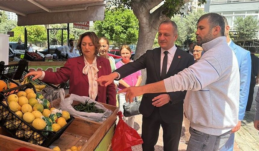 CHP Adana Milletvekili Dr. Müzeyyen Şevkin, “Vatandaş pazarda etiket değil geçim derdi okuyor!”