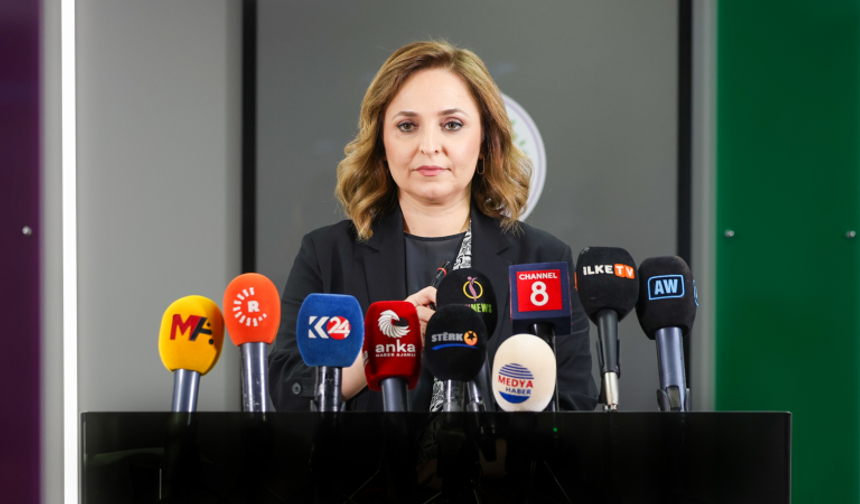 DEM Parti Sözcüsü Ayşegül Doğan: “Demokrasi, Demokrasi, Demokrasi”