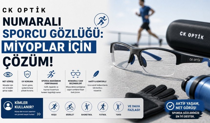 Numaralı Sporcu Gözlüğü Modelleri Nasıl Seçilir? Miyop ve Hipermetrop İçin Rehber