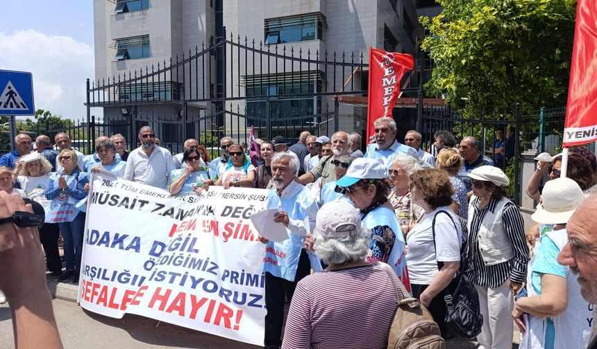 Söz Artık Emeklinin: 2021 Tüm Emekliler Sendikası Mersin Şubesi’nden Seyyanen Zam İçin AYM Çağrısı