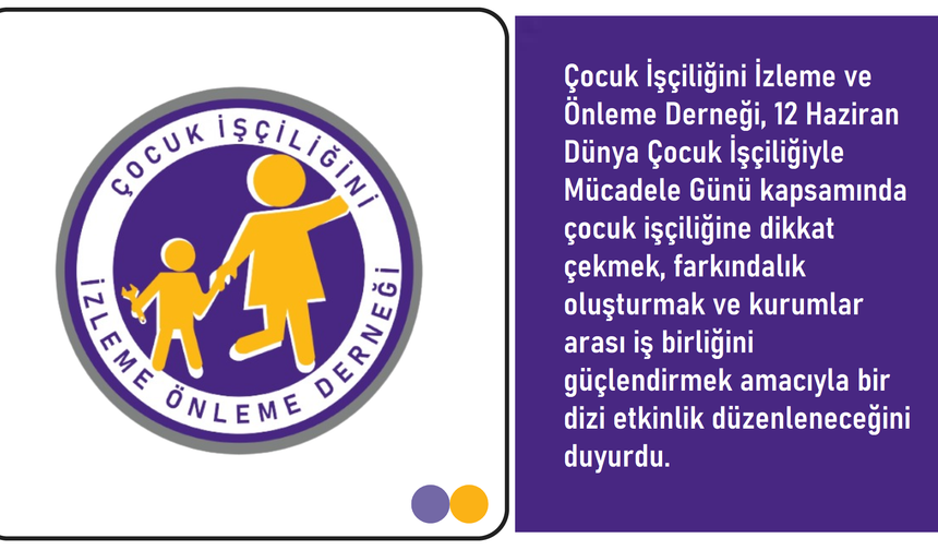 Çocuk İşçiliğine Karşı Seferberlik: 12 Haziran Dünya Çocuk İşçiliğiyle Mücadele Günü İçin Etkinlik Takvimi Açıklandı