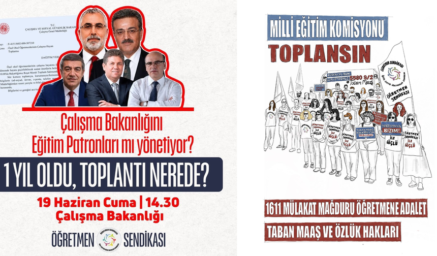 Açlık Grevi 5. Gününde: Özel Sektör Öğretmenlerinden Çalışma Bakanlığı'na Görüşme Talebi