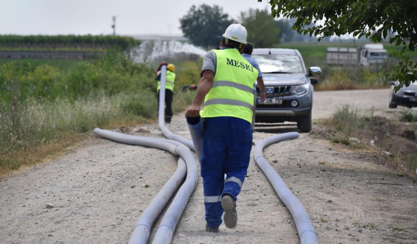 MESKİ, ÇÖPLÜ VE YARAMIŞ MAHALLELERİNDE İÇME SUYU SORUNUNA SON VERDİ
