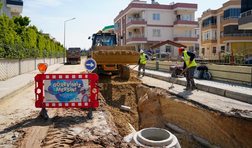MESKİ ÇALIŞMALARIYLA KAVAKLI MAHALLESİ’NDE YAĞMURSUYU SORUNU TARİH OLDU