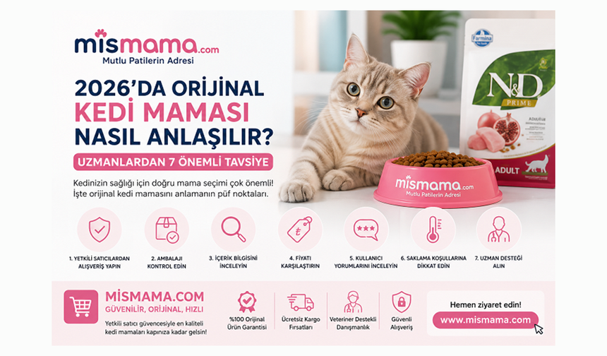 2026'da Orijinal Kedi Maması Nasıl Anlaşılır? Uzmanlardan 7 Önemli Tavsiye
