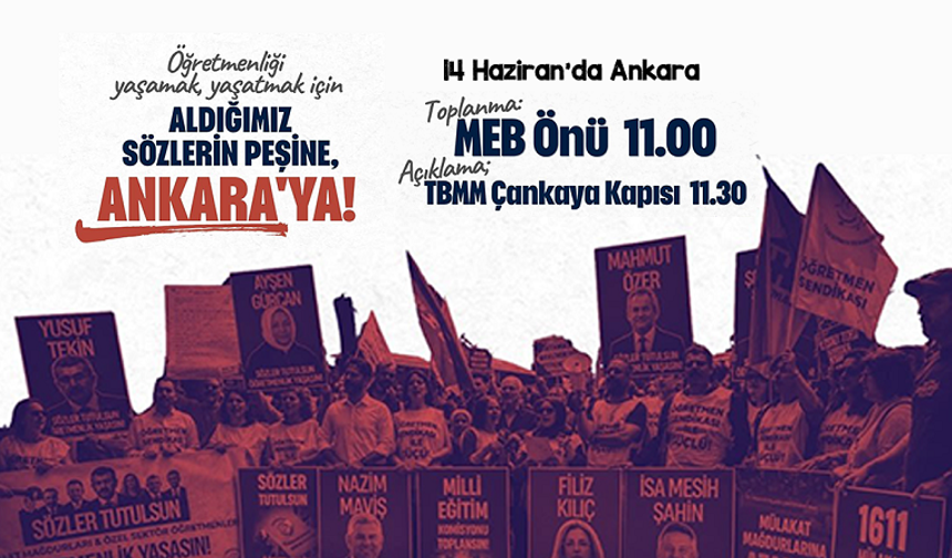 Özel Sektör Öğretmenleri Sendikası’ndan Ankara’ya Yürüyüş: “Güvencesizliği Durduracağız”