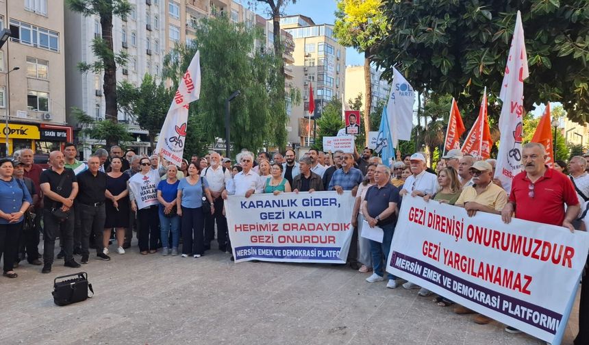 Gezi’nin 13. Yılında Mersin’den Demokrasi ve Halk İradesi Vurgusu
