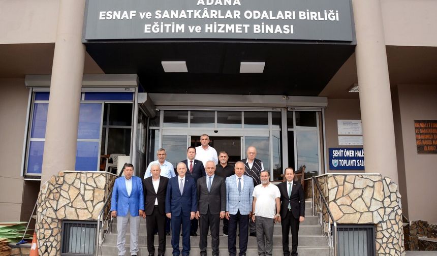 ATB’den Adana ESOB’a Hayırlı Olsun Ziyareti