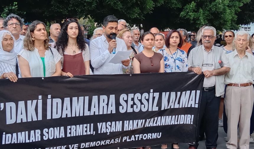 Adana Emek ve Demokrasi Platformu: “İran’daki idamlara sessiz kalma, yaşam kazansın”