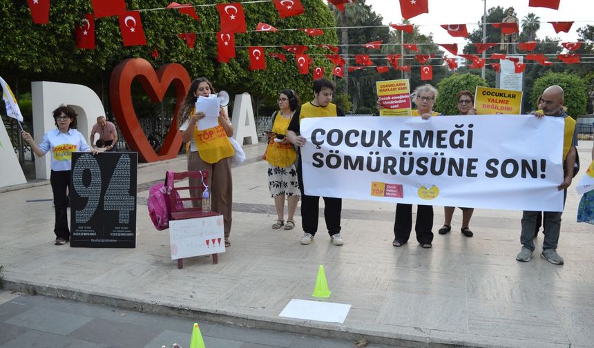 Adana’da çocuk işçiliğine karşı çağrı: “Yoksul çocukların kaderi ömür boyu ucuz işçilik olmasın”