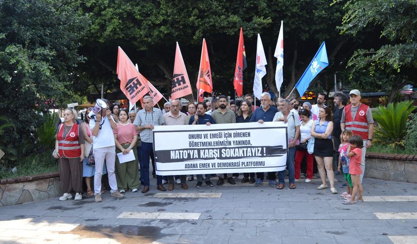 Ankara'daki Gözaltılara Adana'dan Tepki: "NATO Zirvesi İçin Halk Susturulamaz"