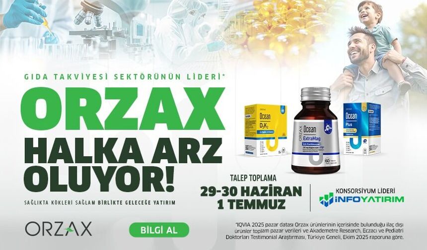 Orzax Halka Arz Oluyor. Orzax, 29-30 Haziran – 1 Temmuz tarihlerinde 3 gün süre ile talep toplayacak