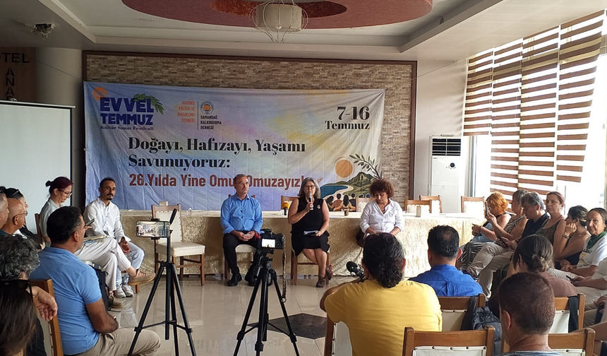 Samandağ’da iklim ve barış buluşması: “Savaşa karşı yaşamı savunmak ortak mücadeledir”