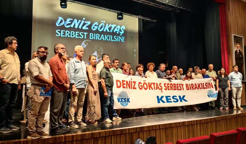 KESK’ten Deniz Göktaş İçin Basın Açıklaması: “Eleştiri Suç Değildir, Mizah Yargılanamaz”