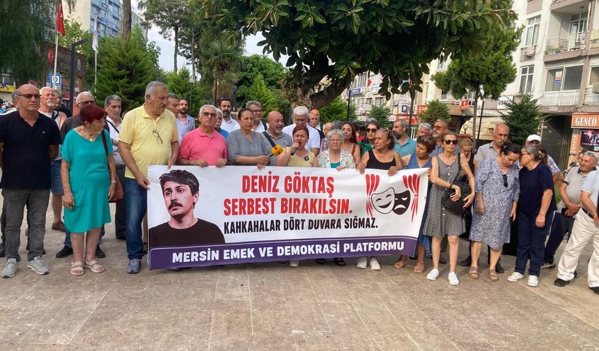 Mersin Emek ve Demokrasi Platformu: "Deniz Göktaş Serbest Bırakılsın, Mizah Susturulamaz"