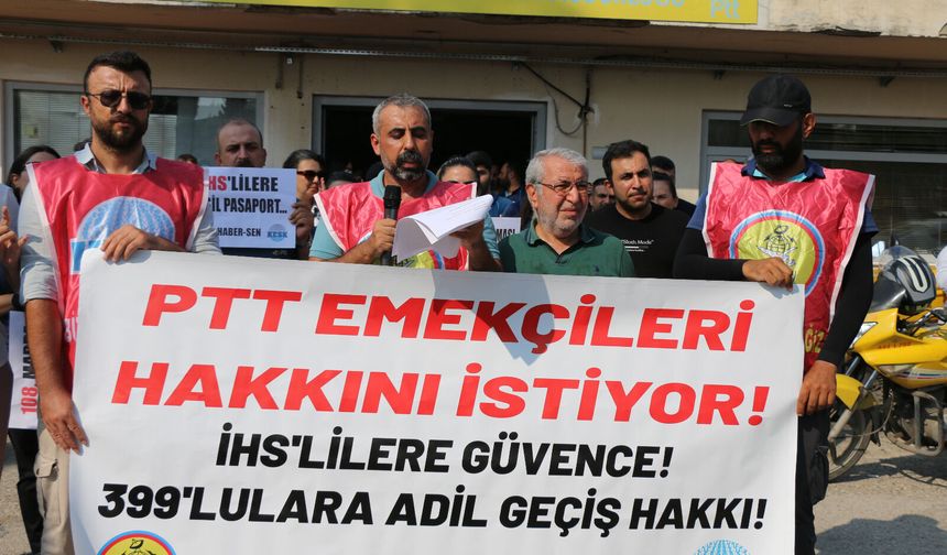 Mersin Haber-Sen: PTT'de Güvenceli İstihdam İstiyoruz