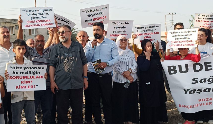 "Bu Dere Öldürüyor" Çığlığı: Adana'da Dört Mahalle Halkı Çevre Felaketine Karşı Ayakta
