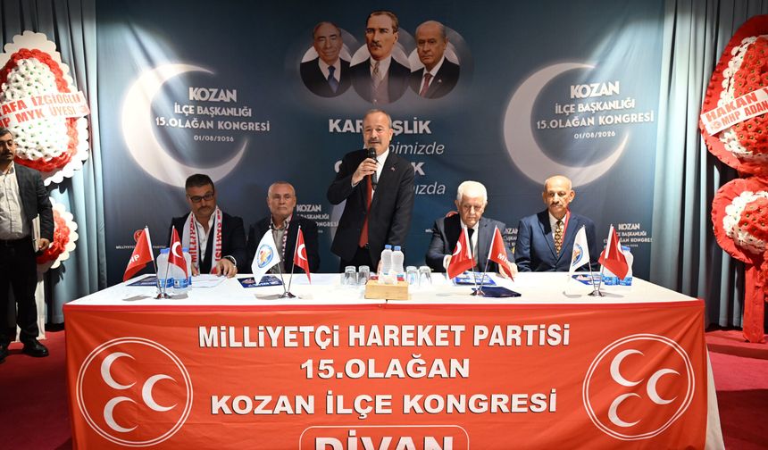 MHP Adana'da 15 İlçe Kongresi Tamamlandı