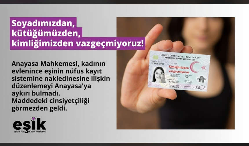EŞİK’ten AYM’ye tepki: “Soyadımızdan, kimliğimizden, kütüğümüzden vazgeçmiyoruz!”