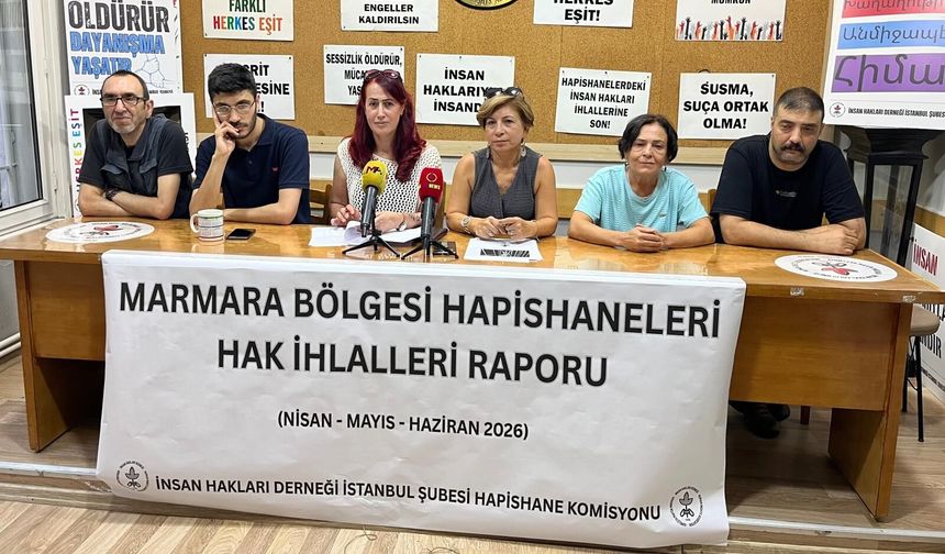İHD İstanbul Şubesi: 3 Ayda Hapishanelerde 355 Hak İhlali Tespit Edildi