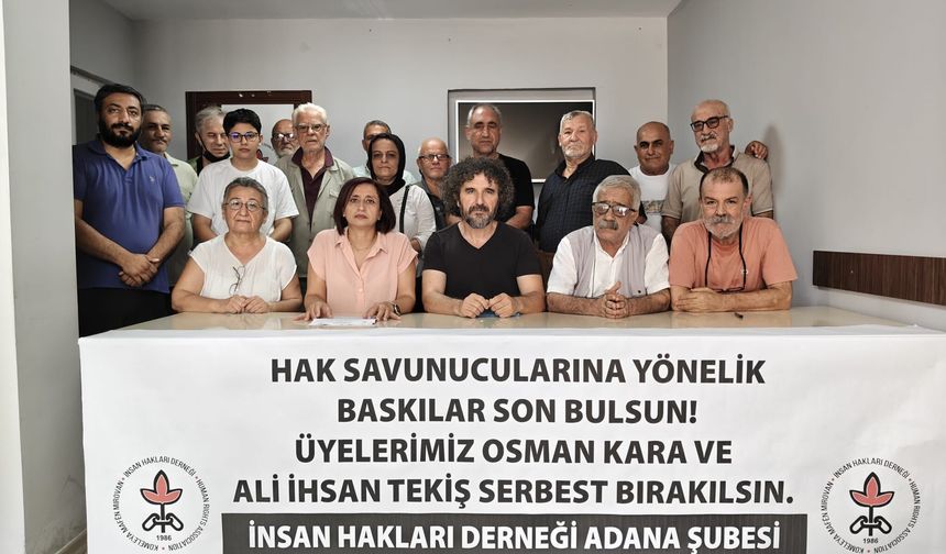 İHD Adana Şubesi: Hasta mahpus Osman Kara ve Ali İhsan Tekiş serbest bırakılsın