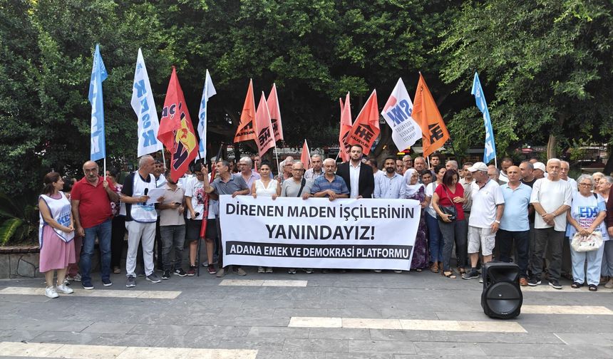 Adana’dan madencilere selam: Gökay Çakır ve Başaran Aksu yalnız değildir
