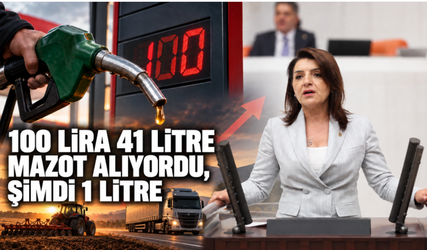 Gülcan Kış: “100 Lira 41 Litre Mazot Alıyordu, Şimdi 1 Litre”