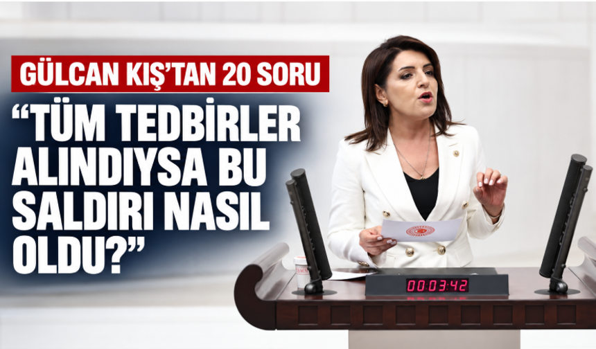 Gülcan Kış’tan Turgutlu saldırısı için 20 soru: “Bir gün önce tüm tedbirleri aldık dediniz”