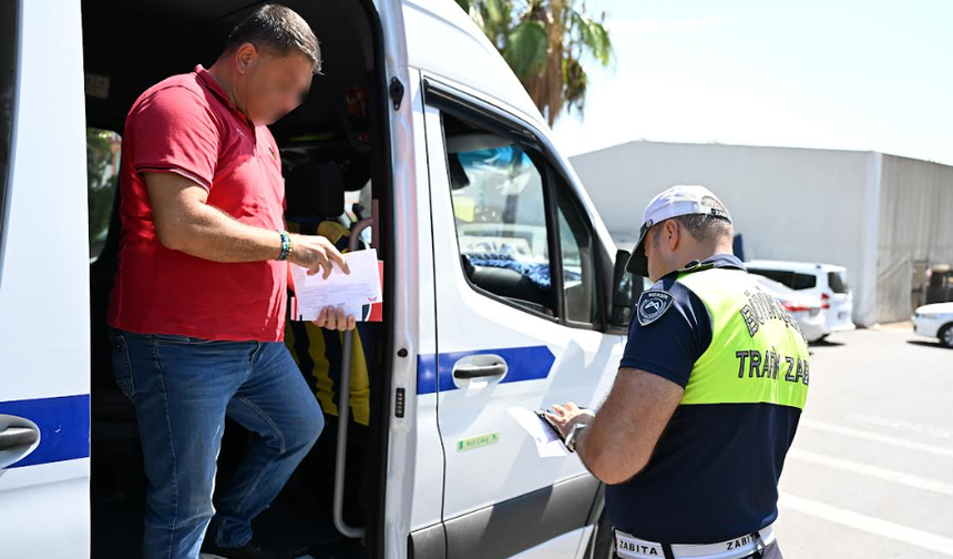 Mersin’de okul servislerine denetim: Geçen yıl 175 araca işlem yapıldı