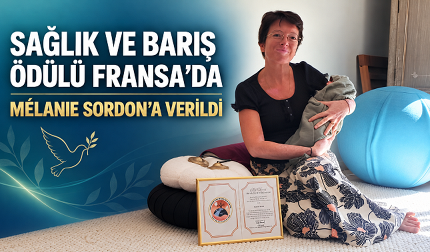 Akif Manaf Sağlık ve Barış Ödülü, Fransa’da Mélanie Sordon’a verildi