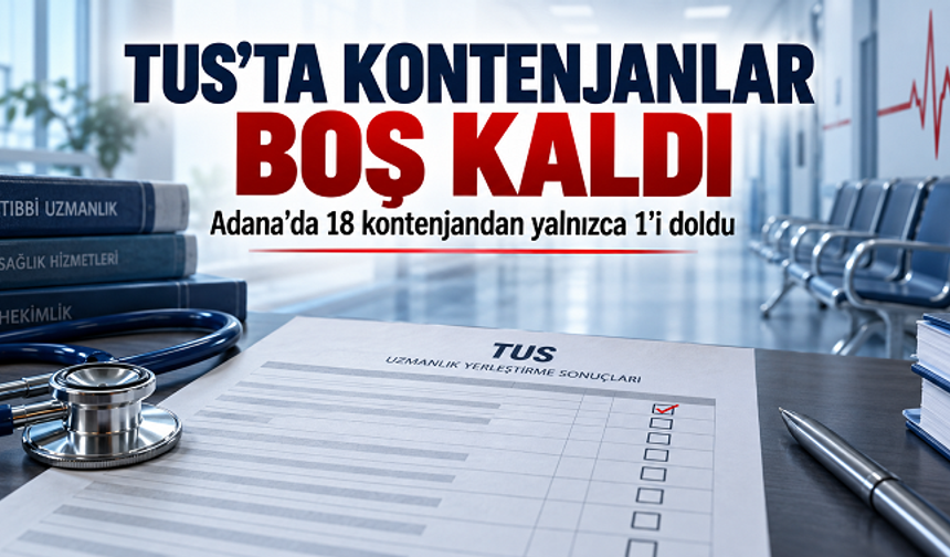 TUS’ta Uzmanlık Dalı Değişikliğine İlgi Düşük Kaldı: Kontenjanların Büyük Bölümü Boş