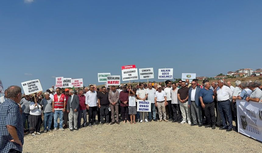 Düziçi’nde çimento fabrikasına karşı ortak ses: “Toprağımızı, suyumuzu ve havamızı koruyacağız”