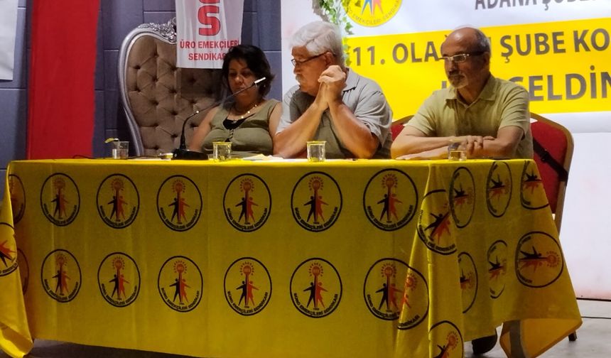 BES Adana’da 11. Olağan Genel Kurul: Ali Duran’dan KHK’liler ve iş güvencesi vurgusu