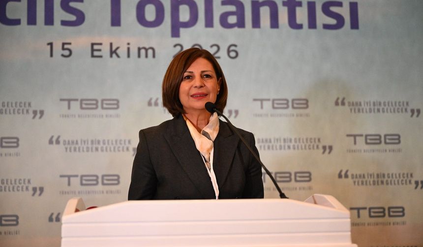 ESKİŞEHİR BÜYÜKŞEHİR BELEDİYE BAŞKANI AYŞE ÜNLÜCE TBB BAŞKAN VEKİLİ SEÇİLDİ