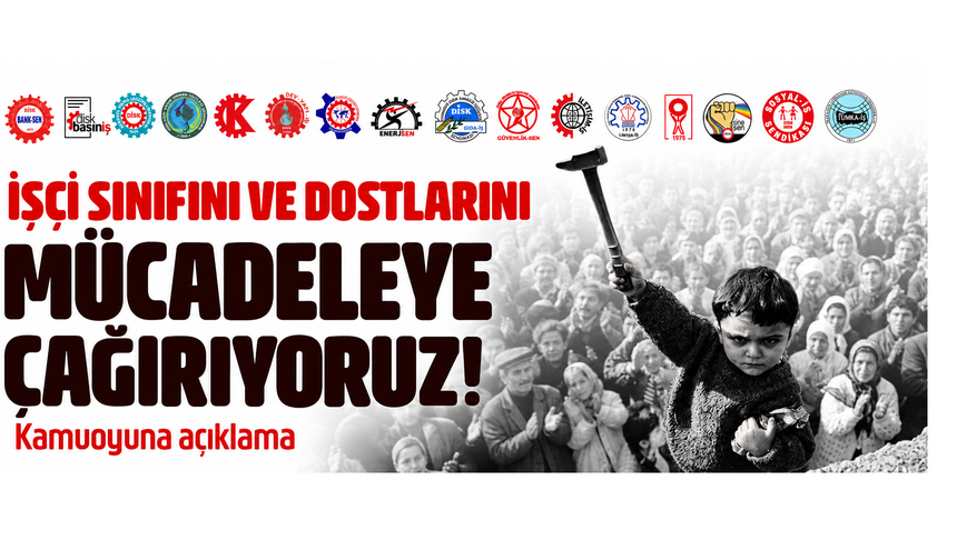 DİSK’e bağlı 16 sendikadan 2027 bütçesi öncesi ortak mücadele çağrısı