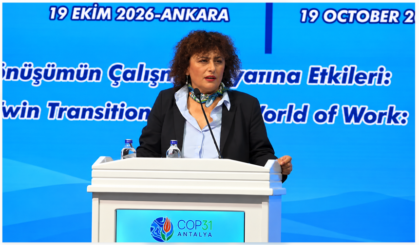 COP31 Öncesi KESK Eş Genel Başkanı Ayfer Koçak: “Emeği Sömüren Düzen ile Doğayı Talan Eden Düzen Aynıdır”