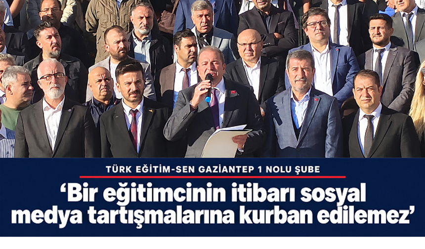 Türk Eğitim-Sen’den Mustafa Acar açıklaması: “Bir eğitimcinin itibarı sosyal medya tartışmalarına kurban edilemez”