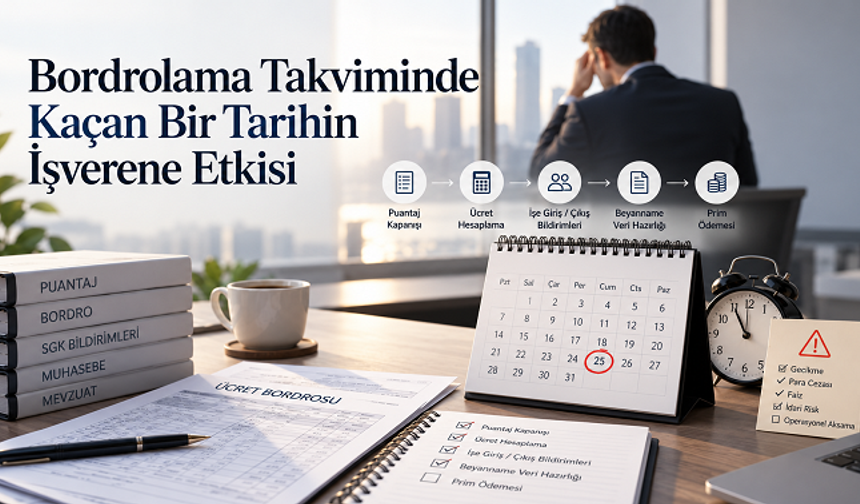 Bordrolama Takviminde Kaçan Bir Tarihin İşverene Etkisi