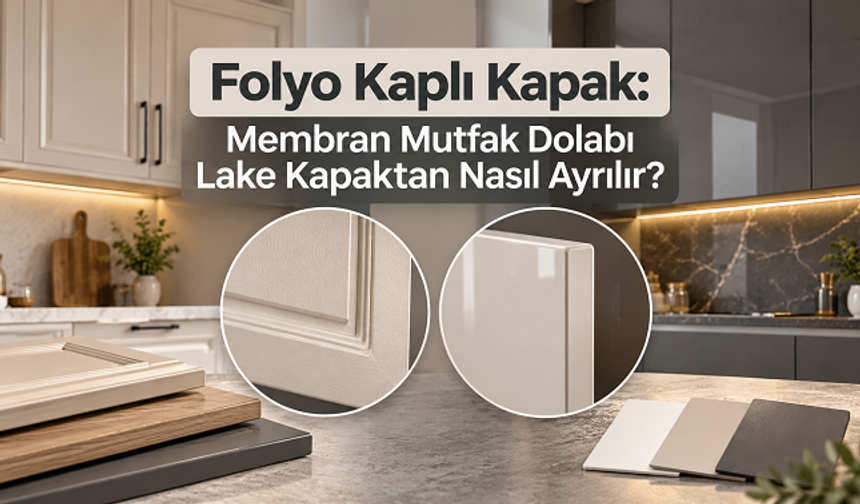 Folyo Kaplı Kapak: Membran Mutfak Dolabı Lake Kapaktan Nasıl Ayrılır?