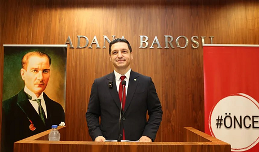Adana Barosu’nda Volkan Böke 2.339 oyla yeniden başkan seçildi