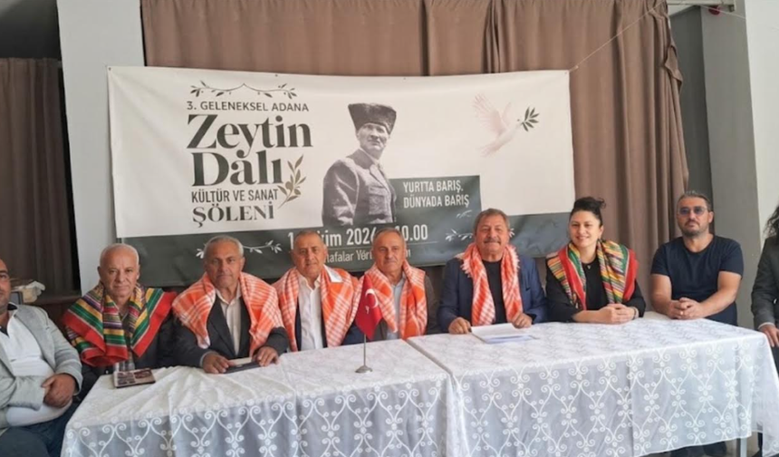 Adana’dan barışa zeytin dalı: “Gelin, barışın sesini birlikte yükseltelim”