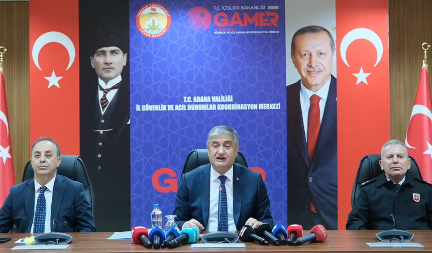 Adana Valisi Mustafa Yavuz: “Huzur ve güvenlik kırmızı çizgimiz”