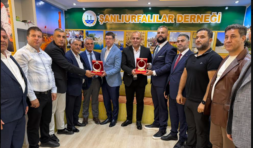Hakan Yıldırım ve Mustafa İzgioğlu’na Şanlıurfalılar Derneği’nden fahri hemşehrilik unvanı