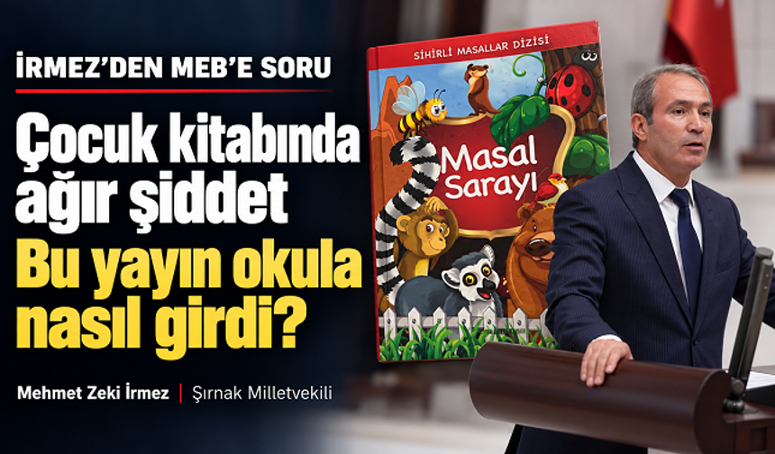 İrmez’den MEB’e çağrı: Şiddet içerikli kitap çocuklara nasıl ulaştı?
