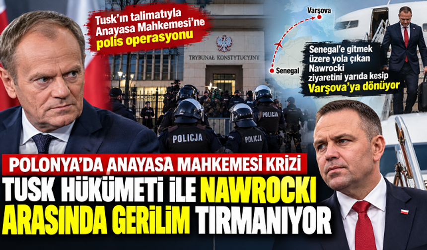 Polonya’da Anayasa Mahkemesi Krizi: Polis Müdahalesi Sonrası Cumhurbaşkanı Nawrocki Afrika Ziyaretini Yarıda Kesti