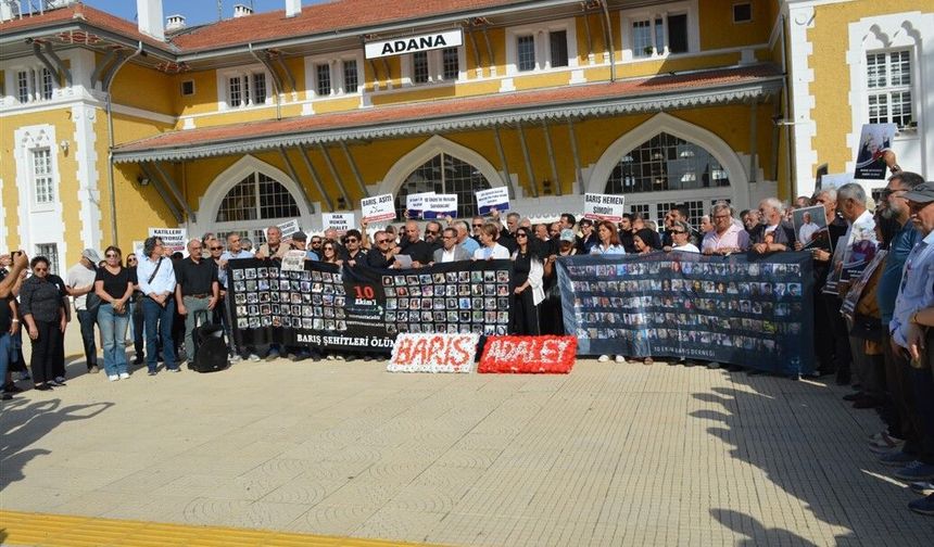 Adana’da 10 Ekim’in 11. yılında barış ve adalet çağrısı: “Unutmadık, unutturmayacağız!”