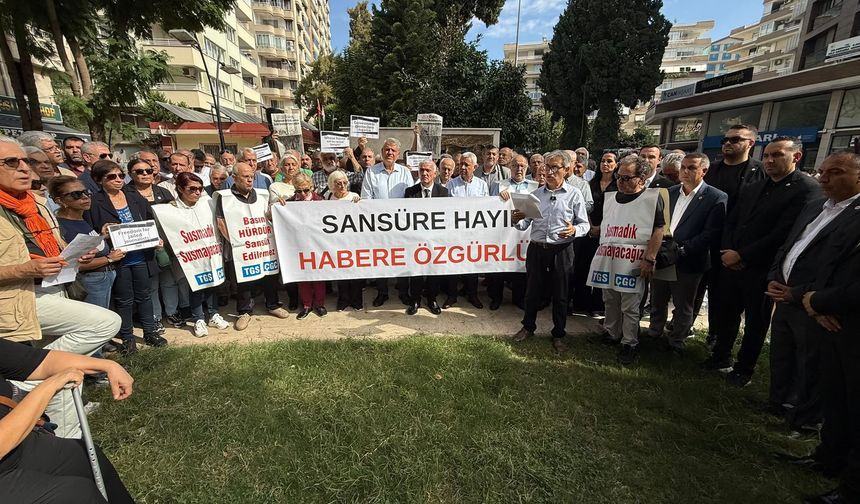 Adana’da gazetecilerden ortak haykırış: Artık Yeter, Nefes Alamıyoruz
