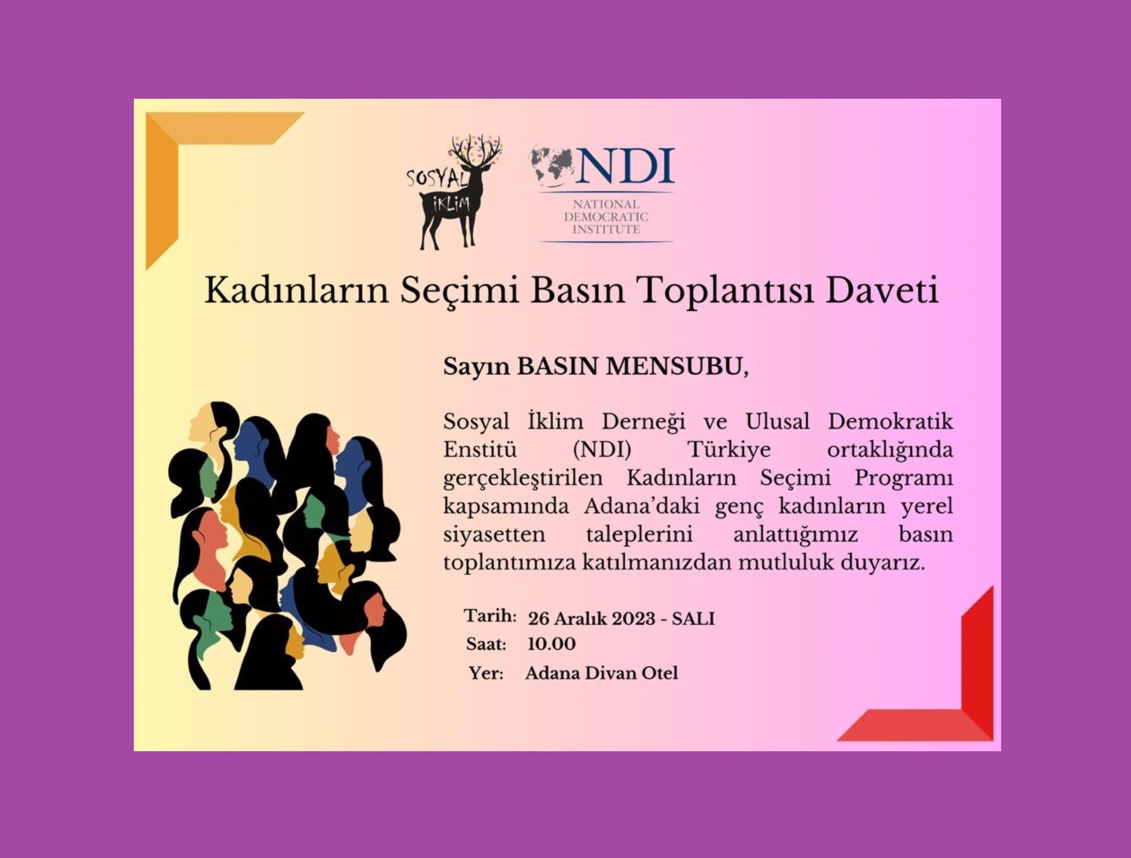 Kadınların Seçimi Ekibi, Genç Kadınlara Yönelik Politika Önerilerini Paylaşacak
