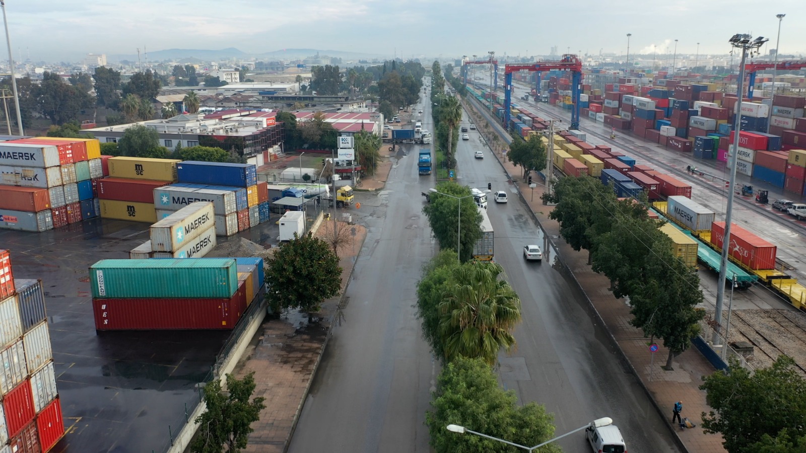 LİMAN YOLU GÜZERGAHI YAPILAN ÇALIŞMA İLE RAHATLAYACAK (1)